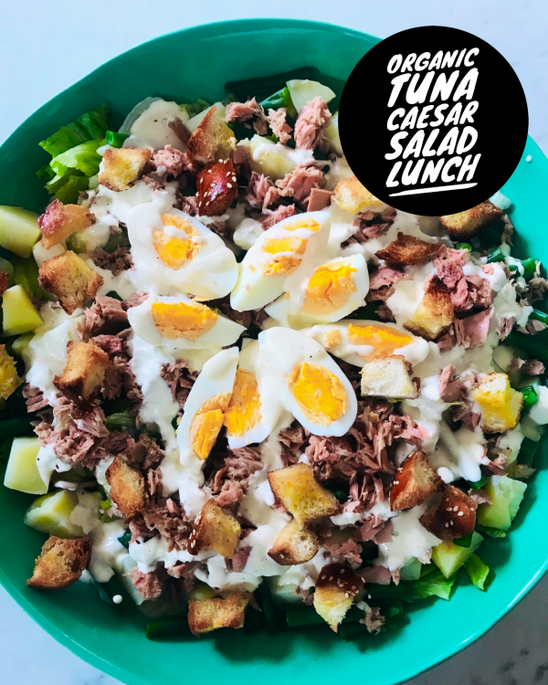 Tuna caeser salad