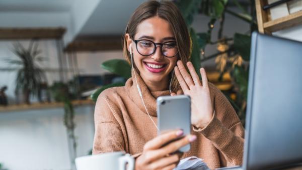 girl on phone